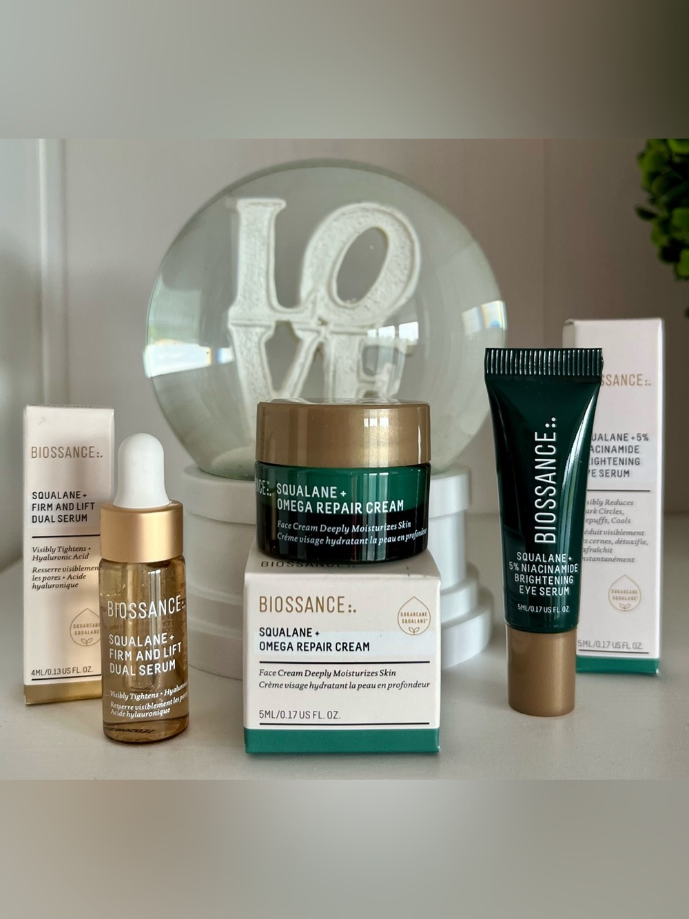 Brand new - bundle of Biossance skincare minis